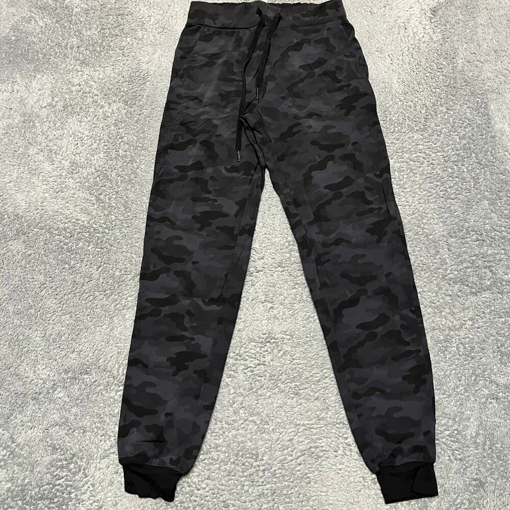 Zyia Active Pants Womens Small Camo Gray Black Joggers - Picture 1 of 8